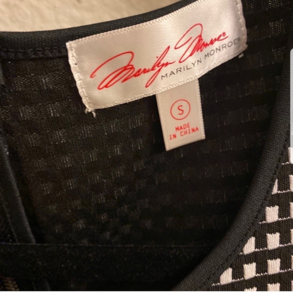 MARILYN MONROE Black and White Dress - Picture 6 of 7